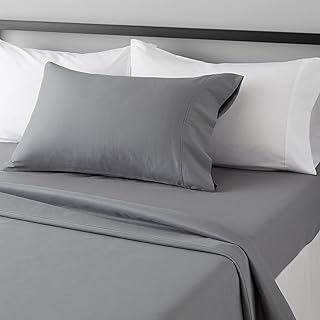 Charcoal Grey Single Bed Sheet Set