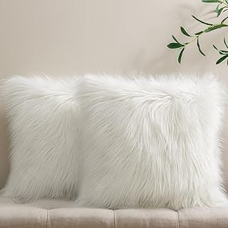 Faux Fur Cushion – Cream
