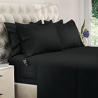 Black Hotel Collection King Sheet Set