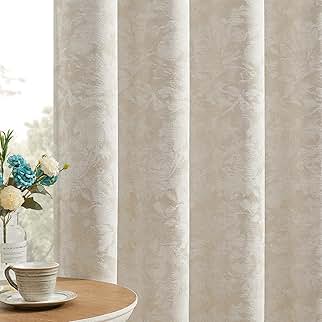 21. Blackout Eyelet Curtains – Grey (66x72”)